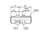 Соединение P D22-25 ORFS 1.7/16" переборочное