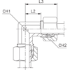 Соединение P90 DS14 M22х1.5 (в сборе)