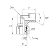 Соединение PFN90 BSP 1.1/4 - BSP 1.1/4
