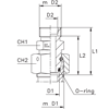Соединение PNF DS12 М42х2 (корпус)