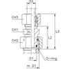 Соединение PNF DS14 М36х2 B3 (в сборе)