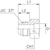 Соединение WS JIC 9/16"