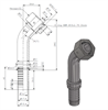 Фитинг DN 05 DKO-L (Г) 14x1.5 8 (45) арт. 801203