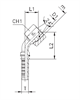 Фитинг DN 05 DKO-S (Г) 16x1.5 8 (45) арт. 801204