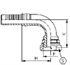 Фитинг DN 10 DKM (Г) 22x1.5 (90)