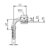 Фитинг DN 20 DKO-S (Г) 36x2 25 (90)  E41 арт. 801128