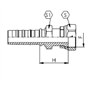 Фитинг DN 20 ORFS (Г) 1 CS