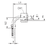 Фитинг DN 25 DKO-S (Г) 42x2 30 (90) арт. 801131