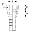 Фитинг DN 32 JIC (Г) 1.5/16