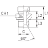 Штуцер FB DL06 BSP 1/4" (корпус)