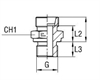 Штуцер FB DL15 BSP 1/2" (корпус)