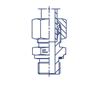 Штуцер FE DS16 BSP 1/2" B4