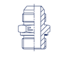 Штуцер FE JIC 1.5/8" BSP 1.1/2"