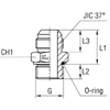 Штуцер FH JIC 9/16" BSP 1/8"