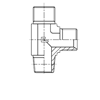 Штуцер FLC BSP 3/4" BSPT 3/4"
