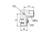Штуцер FMA90 D38 ORFS 2 - UNF 1.5/8 (удлиненный)