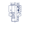 Штуцер FNA DL12 UNF 3/4