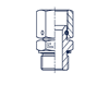 Штуцер FNH JIC7/8" M22x1.5