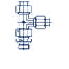 Штуцер FNLE DL15 BSP1/2" (корпус)