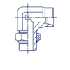 Штуцер FRA90 DS10 UNF9/16" (корпус)