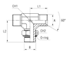 Штуцер FRGT BSP 1.1/2" BSP 1.1/4"
