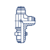 Штуцер FRL JIC 3/4"