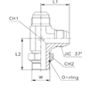 Штуцер FRLG JIC 7/8" UNF7/8"