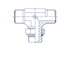 Штуцер FRTA D18 ORFS 1.3/16 BSP 1/2