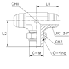 Штуцер FRTG JIC9/16" BSP1/4"