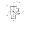 Штуцер FSLC NPT 1/2"