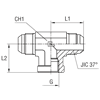 Штуцер PT JIC 1.1/16" BSP 1/2"