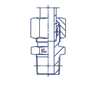 Ввертной штуцер FC DL10 NPT 1/8" в сборе арт. 101828