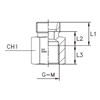 Крестовина под кольцо DL42 BSP 1-1/2" (корпус) арт. 100713.1
