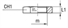 Накидная гайка для гидравлики NT 10L/8S М16х1.5 арт. 108706