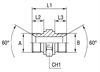 Прямой адаптер BSP 3/4"(Ш) - 3/4"(Ш) арт. 300518