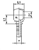 Фитинг BANJO для РВД DN08 M18x1.5 арт. 804711