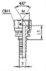 Фитинг DKM прямой DN06 M18x1.5 (Г) арт. 803505