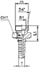 Фитинг DKO-S прямой DN12 M24x1.5 (Ш) арт. 800922