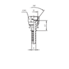 Фитинг JIC прямой DN06 1/2" (Г) арт. 801704