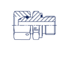 Штуцер-переходник BSP 1"(Г)-1"(Г) арт. 307307
